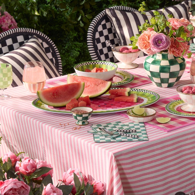 Watermelon Melamine Oval Platter image number 2