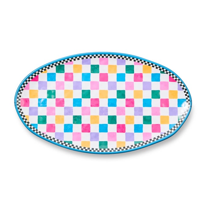 Jamboree Melamine Oval Platter image number 0