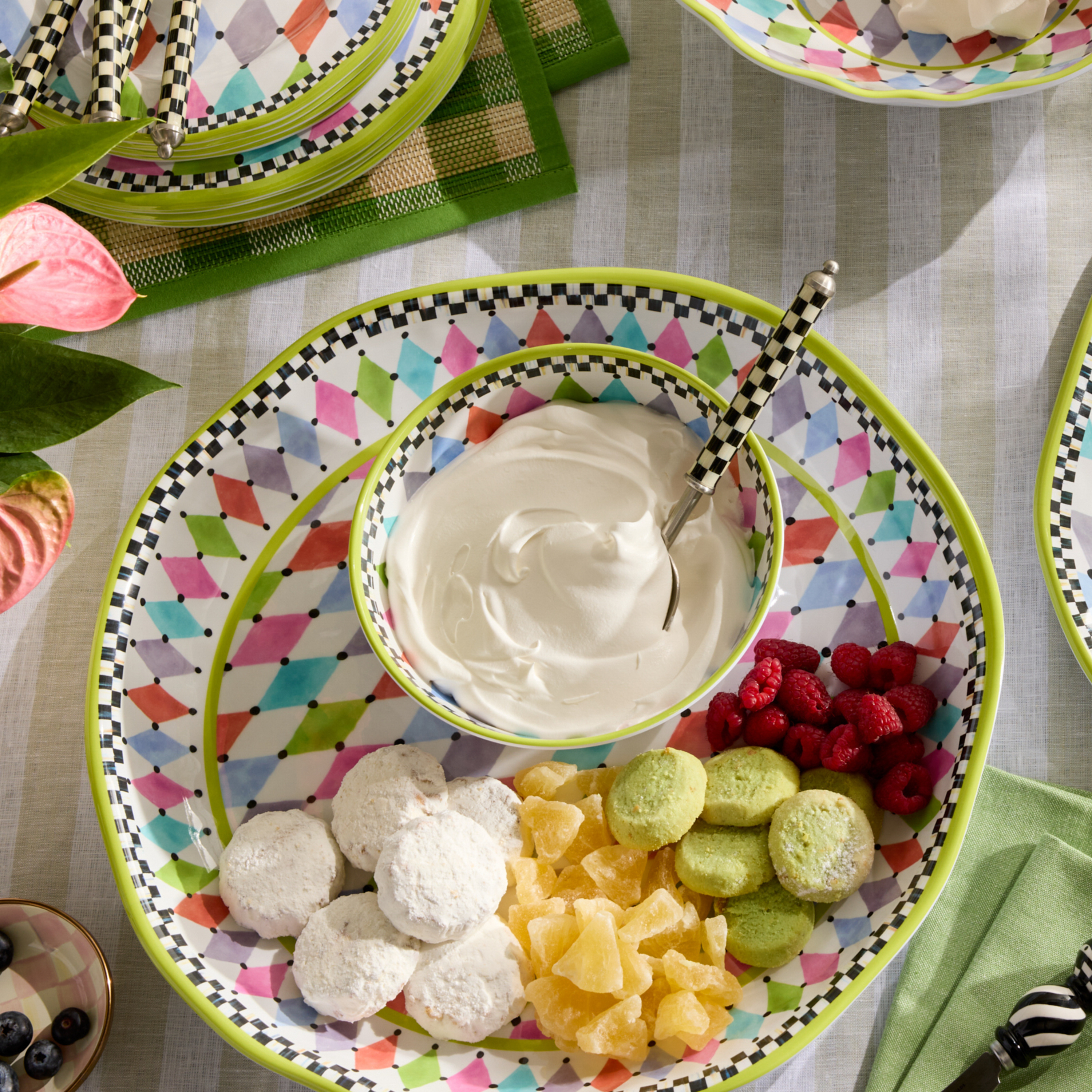MacKenzie-Childs | Palm Springs Melamine Large Platter