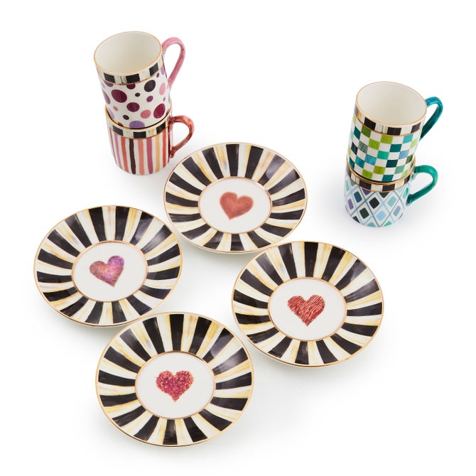 Sweetheart Espresso Cup & Saucer, Set of 4 image number 3