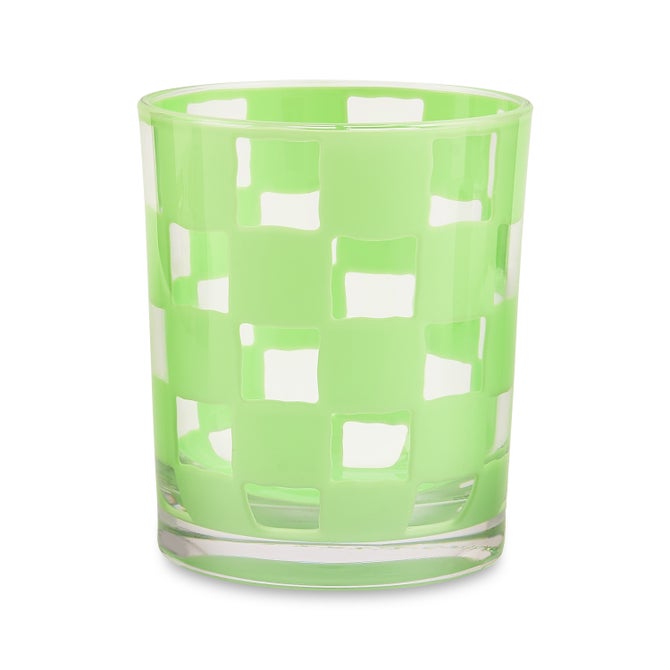 Green Check Acrylic Tumblers, Set of 4 image number 2