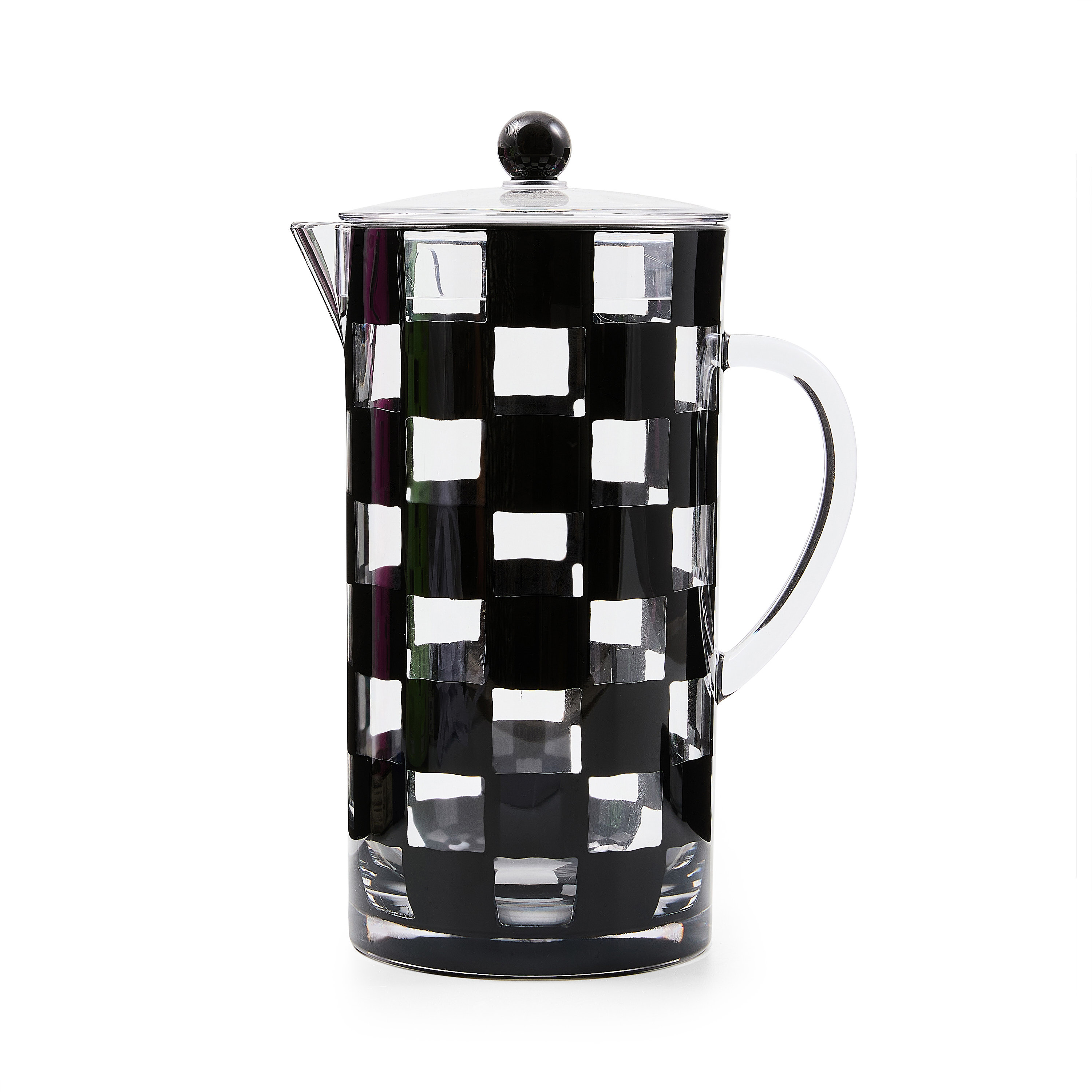 MacKenzie-Childs Check Acrylic Pitcher - Thumbnail 5
