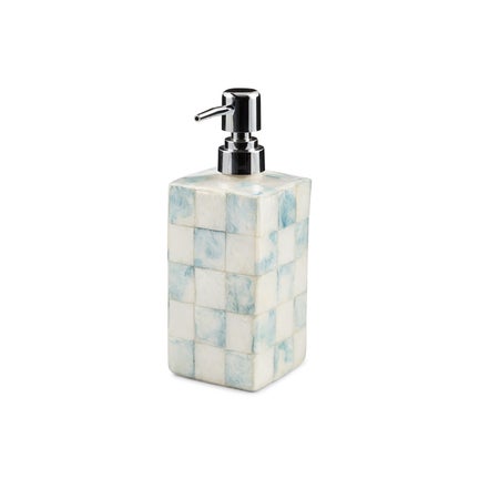Sky Check Capiz Soap Pump