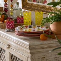 Multi Check Dinner Plate