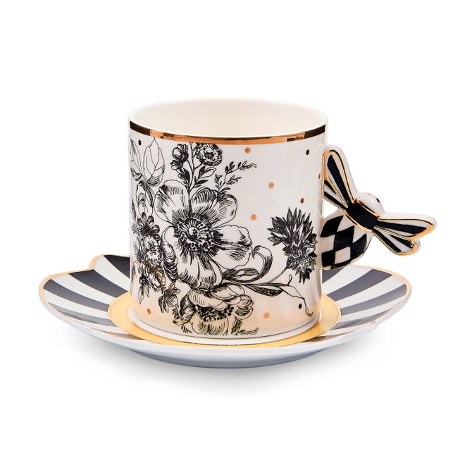 Bee Toile Mug & Saucer Set image number 0