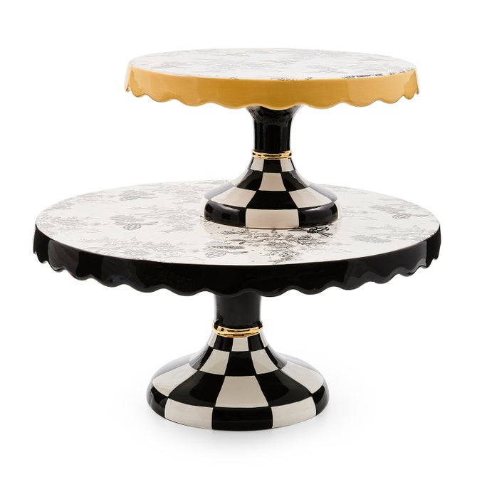 Bee Toile Large Pedestal Platter image number 2