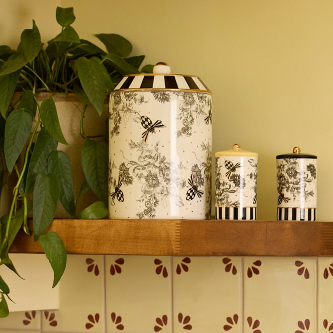 Bee Toile Canister image number 1