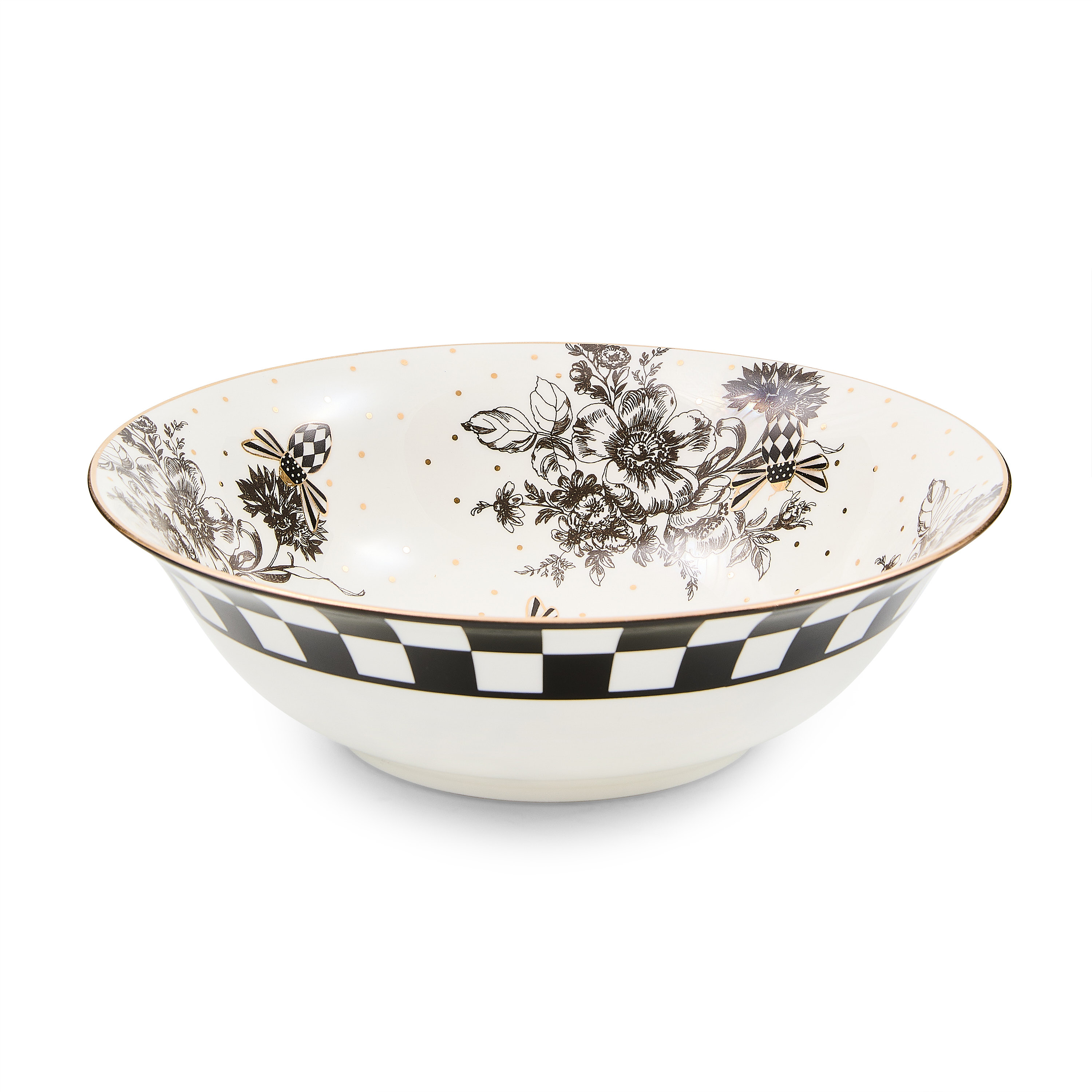 MacKenzie-Childs | Bee Toile Serving Bowl