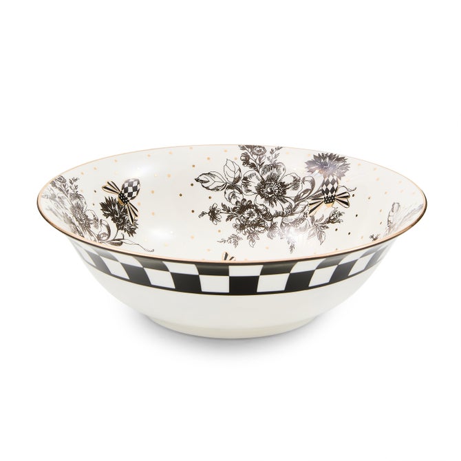 Bee Toile Serving Bowl image number 0