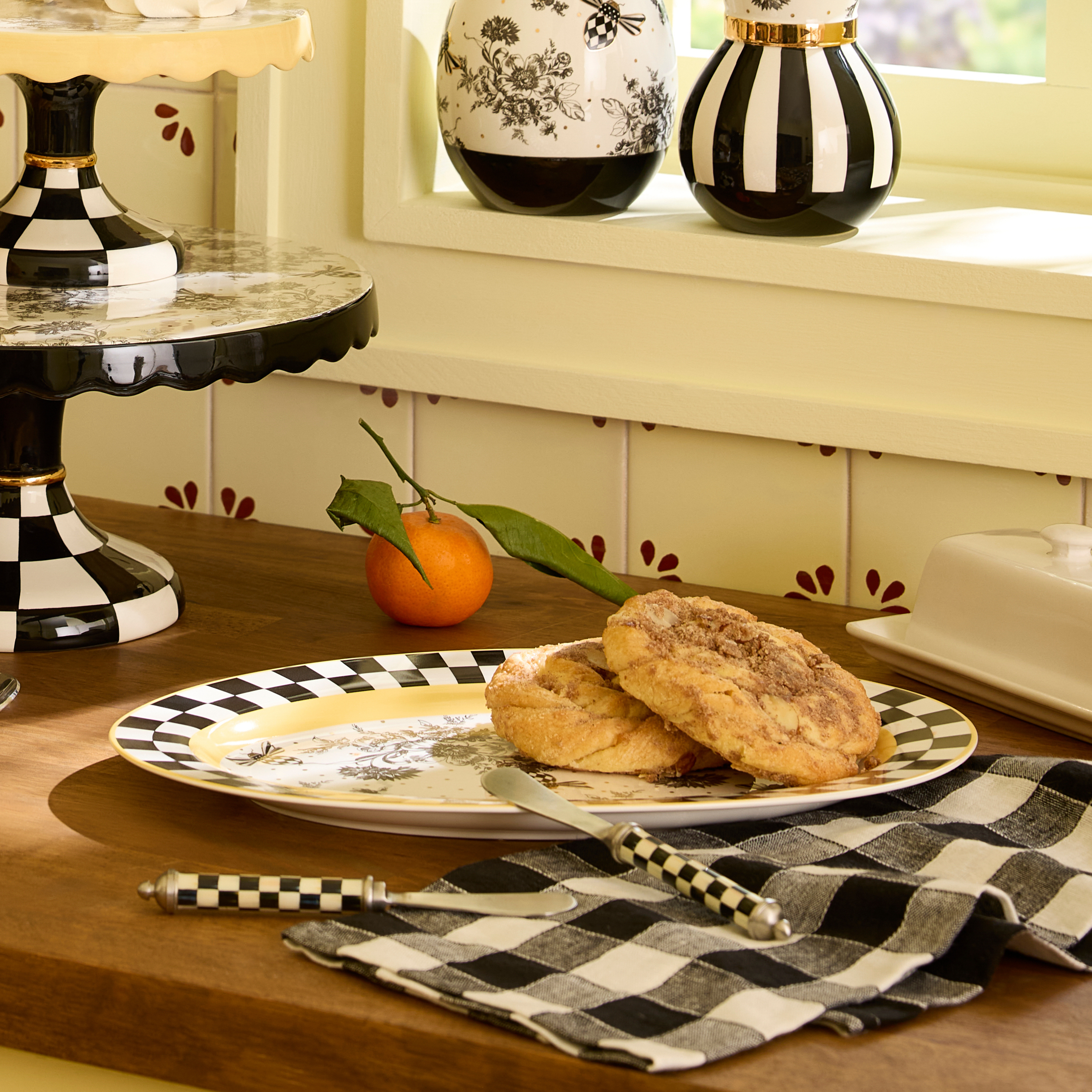 MacKenzie-Childs | Bee Toile Oval Platter