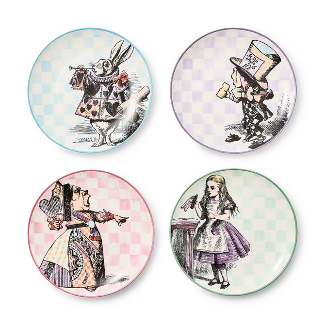 Wonderland Plates, Set of 4 image number 0