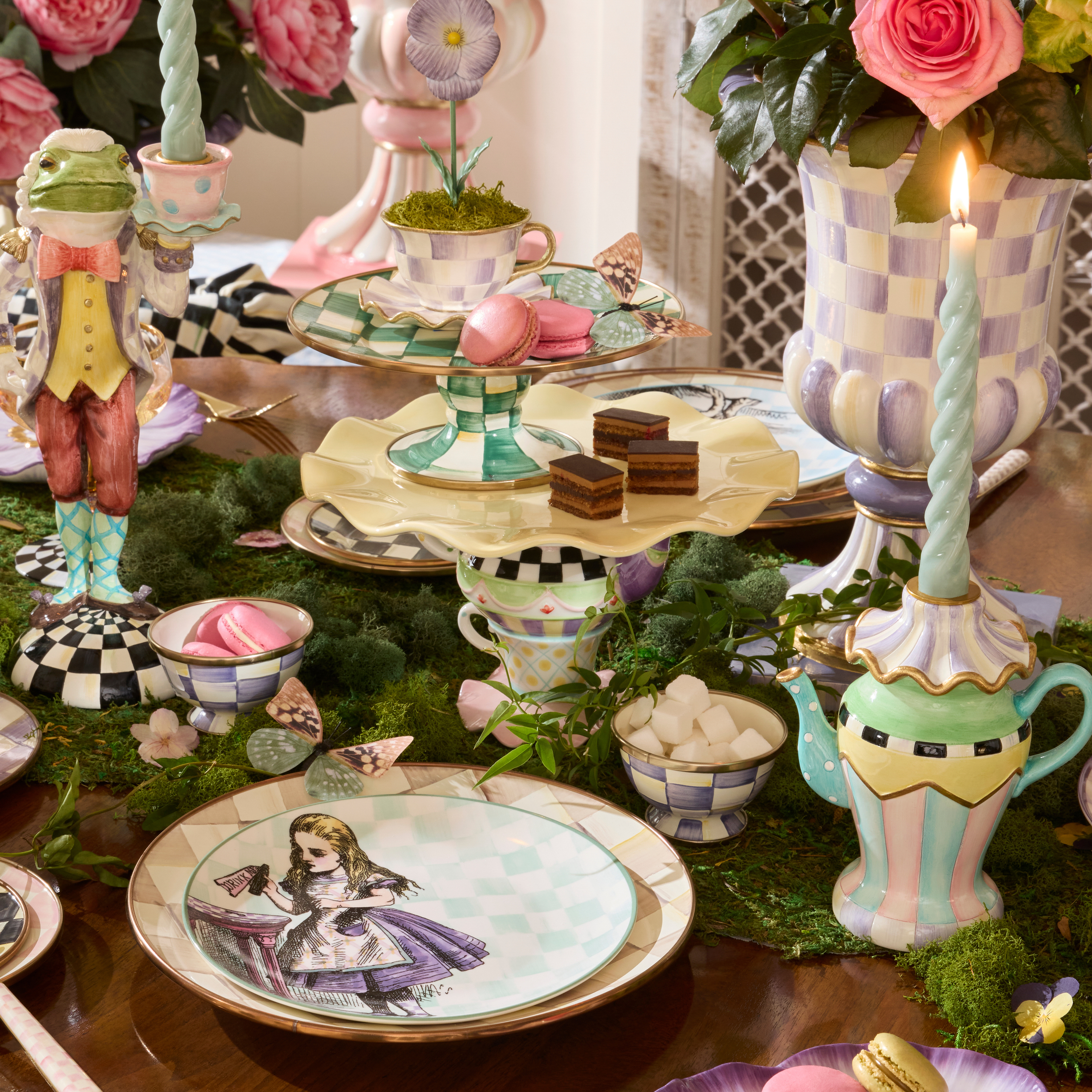 MacKenzie-Childs | Wonderland Cake Stand