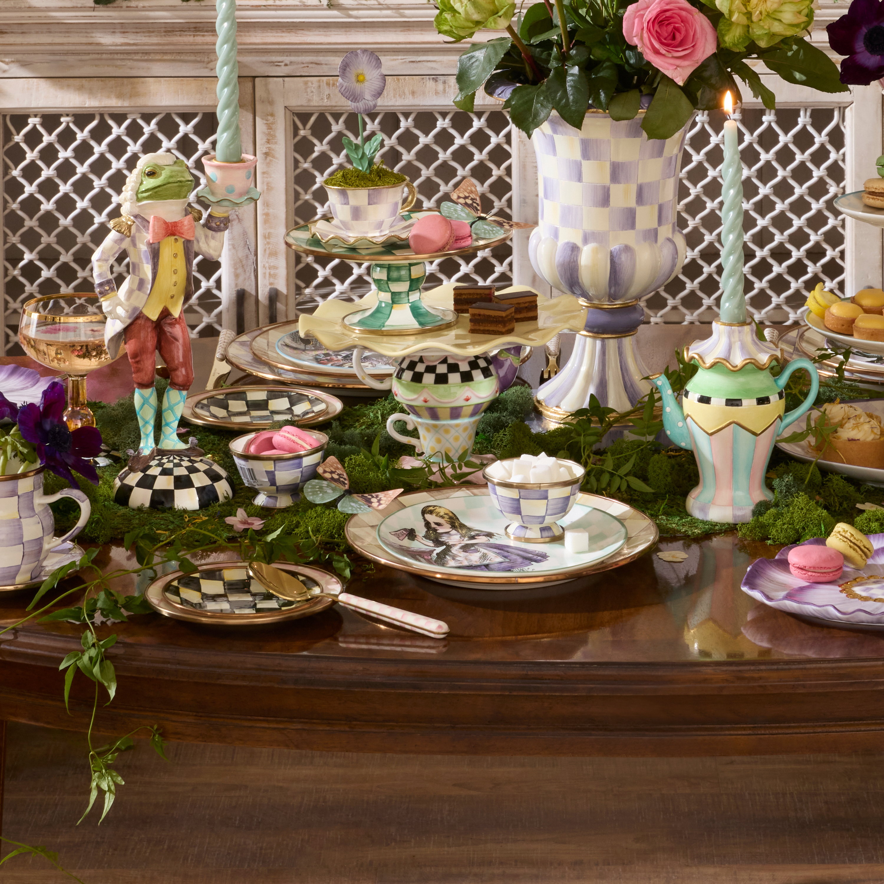 MacKenzie-Childs | Wonderland Cake Stand