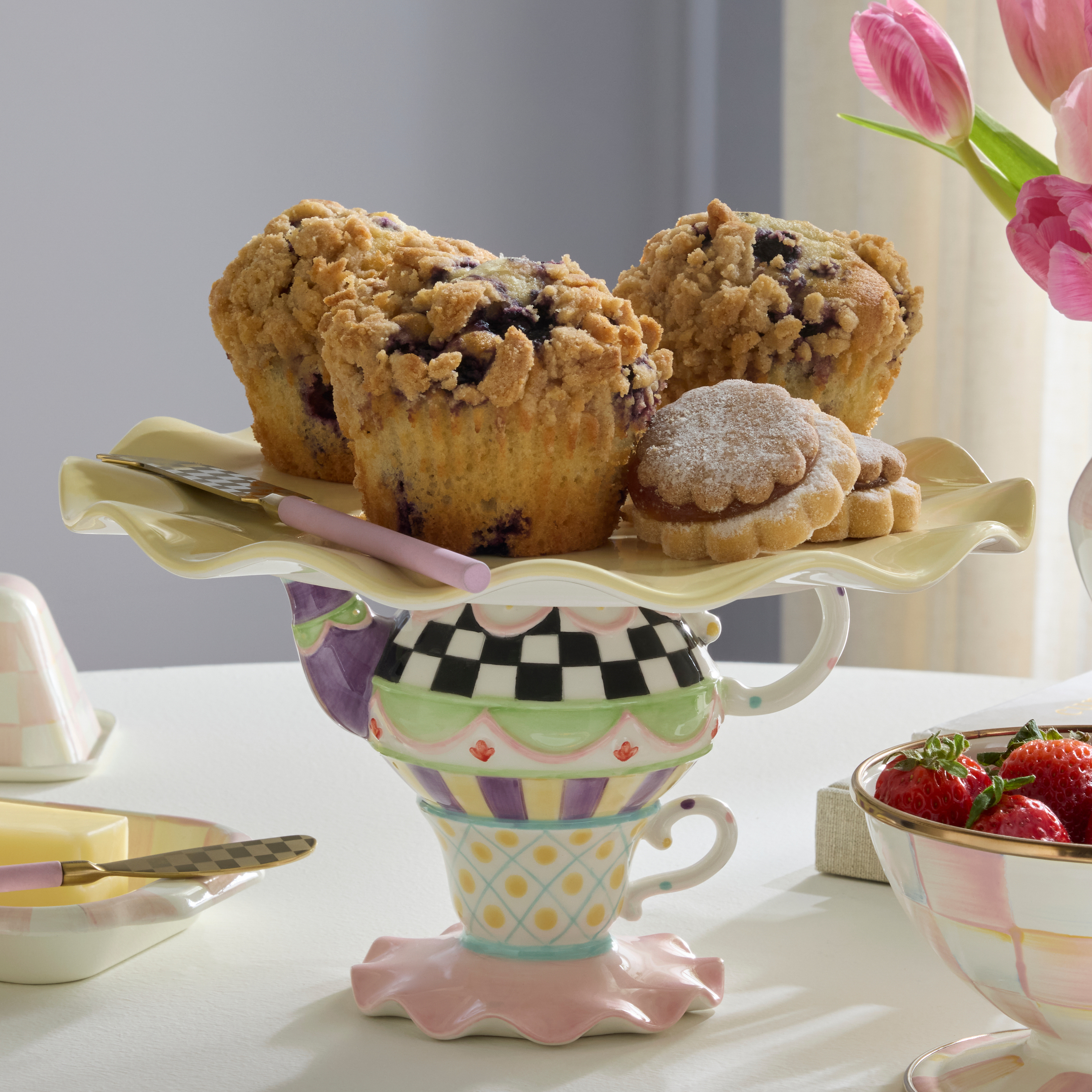 MacKenzie-Childs | Wonderland Cake Stand