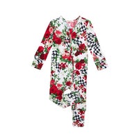 Posh Peanut Wild Rose Check Convertible 1-Piece