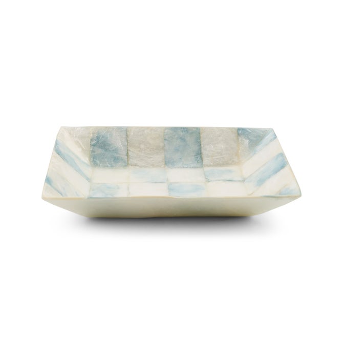 Sky Check Capiz Soap Dish image number 2