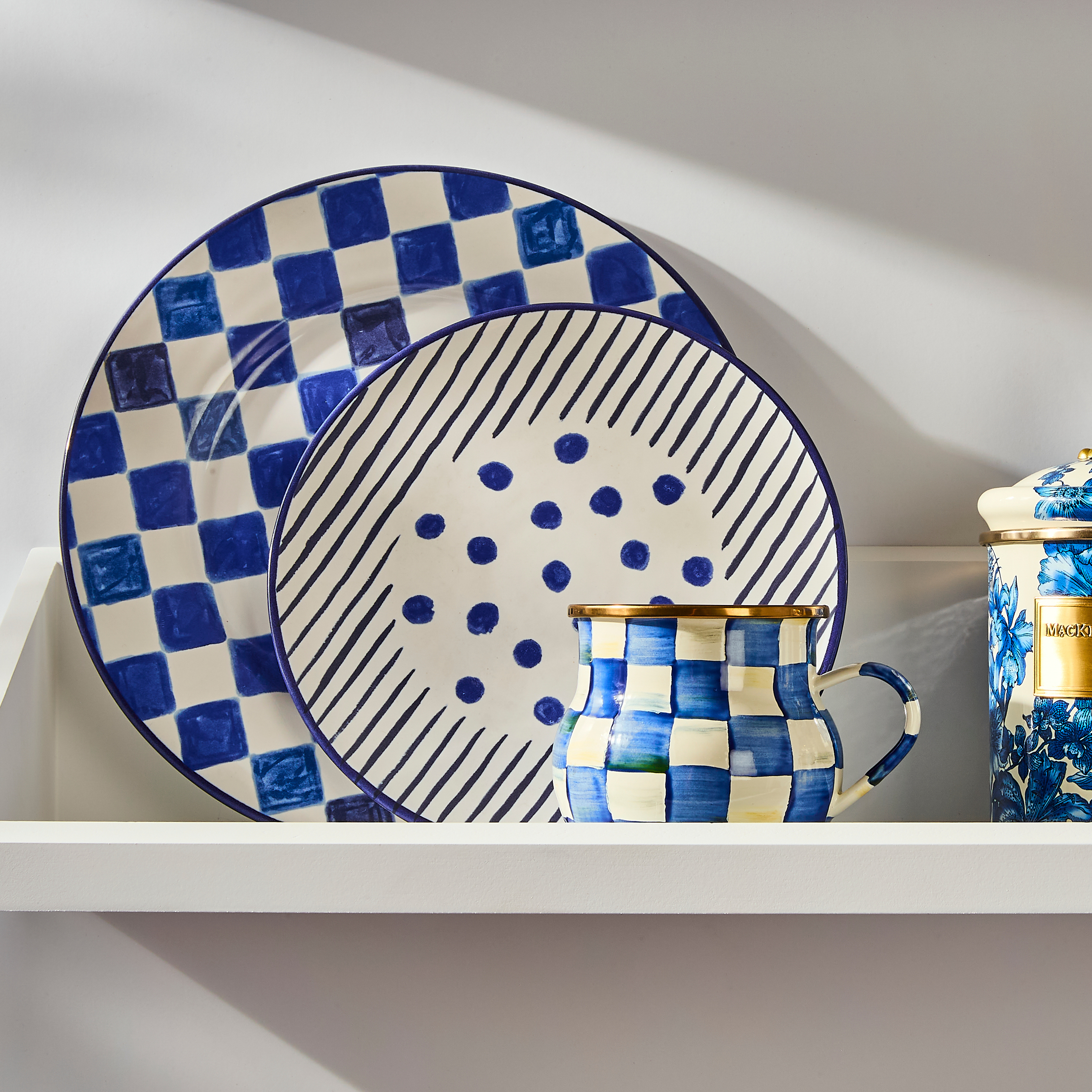 MacKenzie-Childs Go Fish Salad Plate - Thumbnail 4
