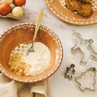 Mocha Check Gingerbread Small Bowl