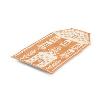 Mocha Check Gingerbread Serving Platter