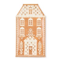 Mocha Check Gingerbread Serving Platter