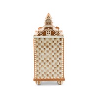 Mocha Check Gingerbread Medium Canister
