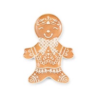 Mocha Check Gingerbread Spoon Rest