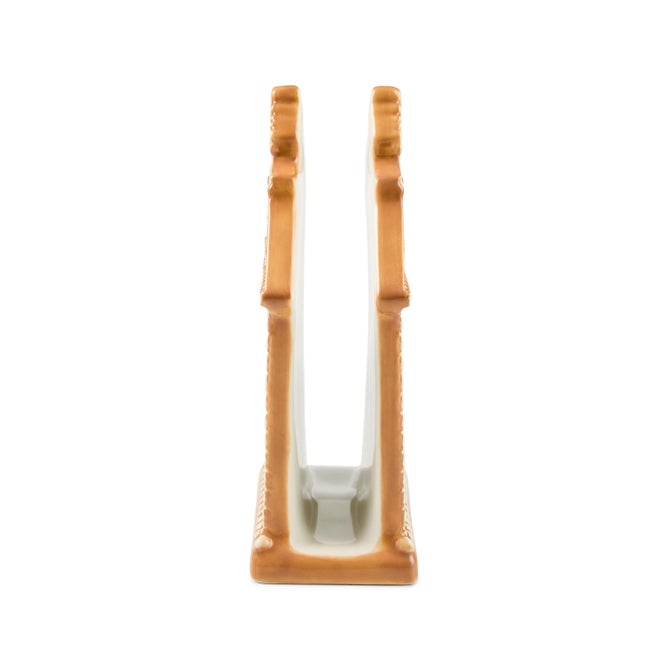 Mocha Check Gingerbread Napkin Holder image number 3