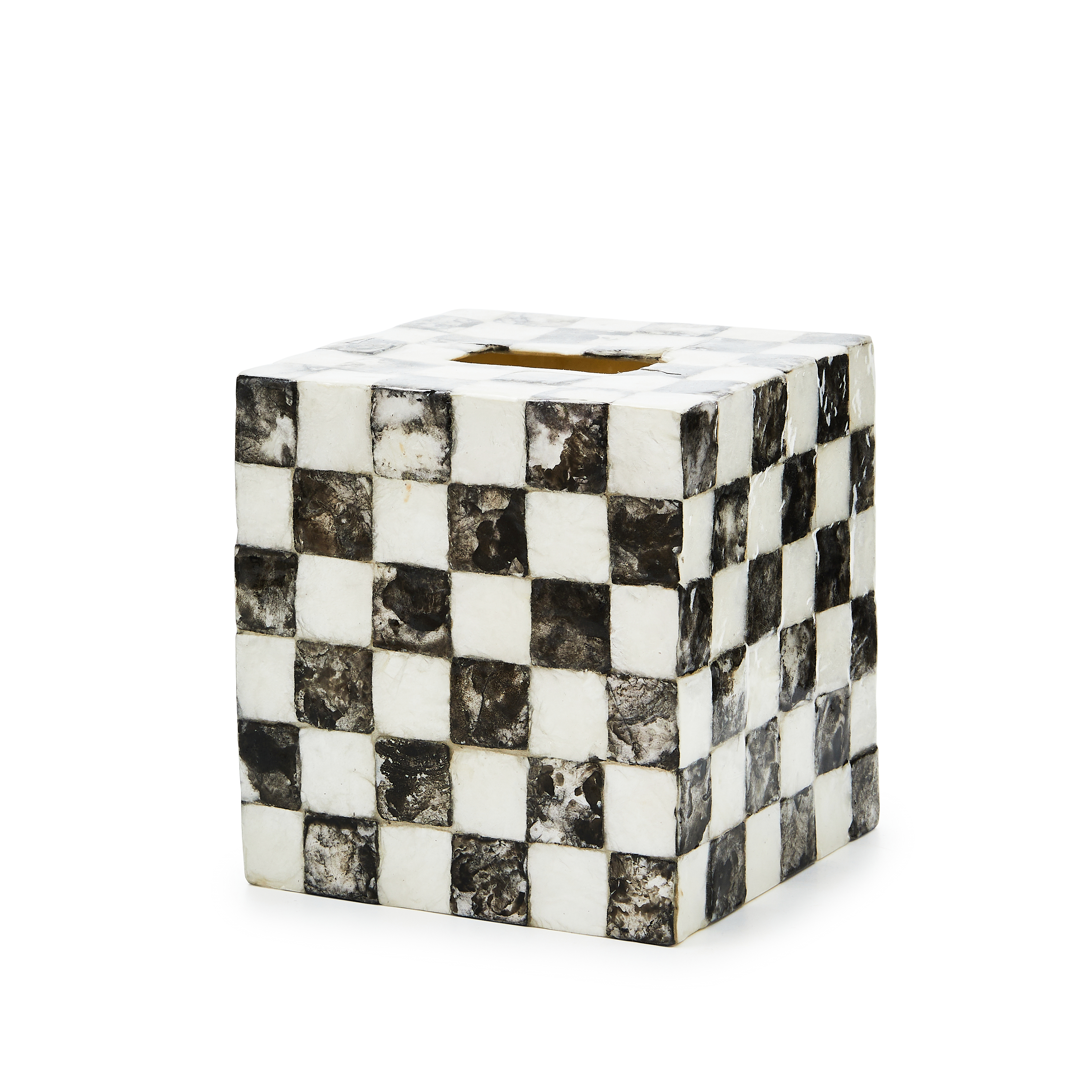 MacKenzie-Childs Courtly Check Tissue Box Cover