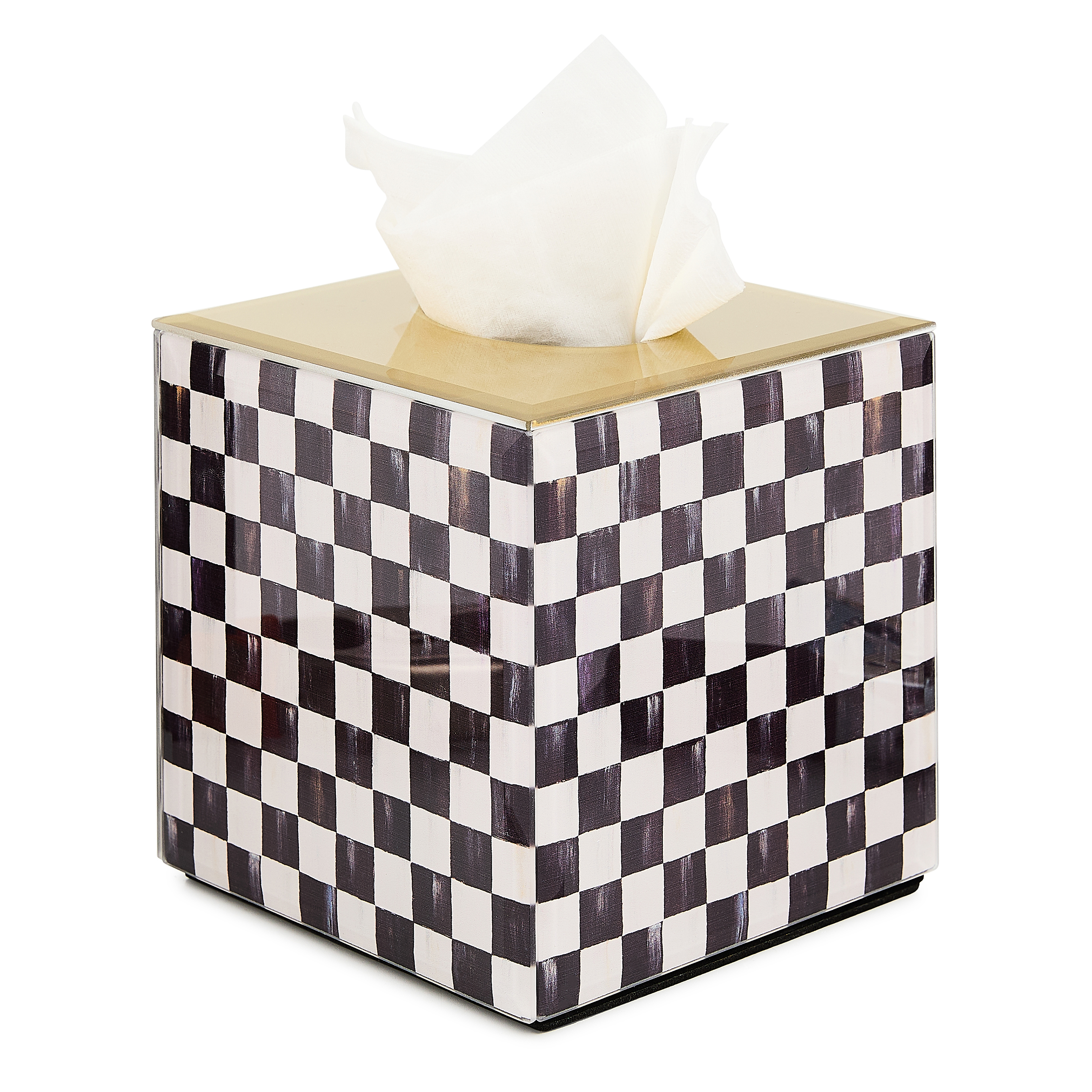 MacKenzie-Childs Courtly Check Tissue Box Cover