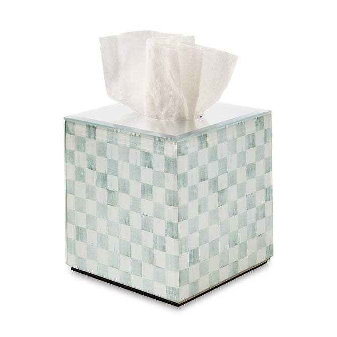 Sterling Check Glass Boutique Tissue Cover image number 2
