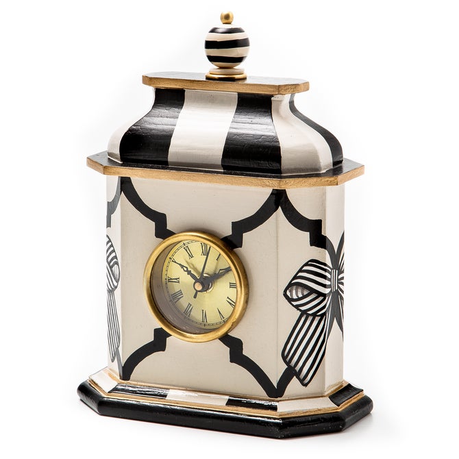 Pretty as a Bow Desk Clock image number 0