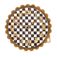 Courtly Check Scalloped Desk Clock