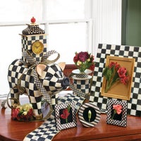 Courtly Check Desk Clock