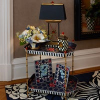 Courtly Check Desk Clock