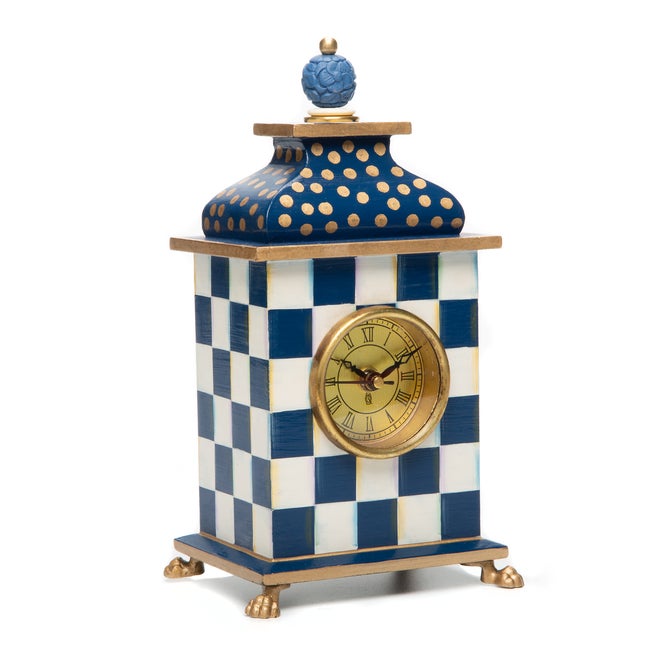 Royal Check Desk Clock image number 0