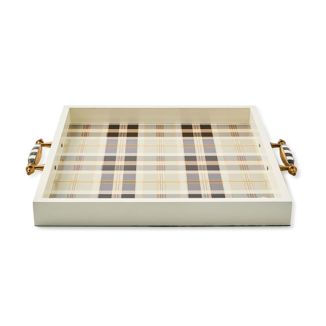 Mocha Tartan Serving Tray image number 2
