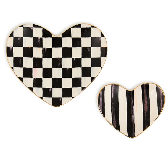 Courtly Heart Trinket Dishes, Set of 2 image number 0