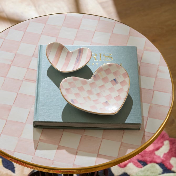 Rosy Heart Trinket Dishes, Set of 2 image number 3