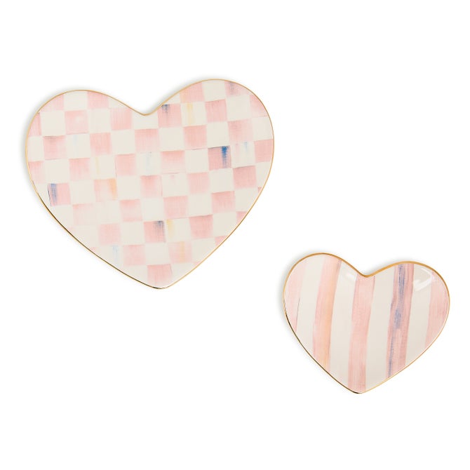 Rosy Heart Trinket Dishes, Set of 2 image number 0