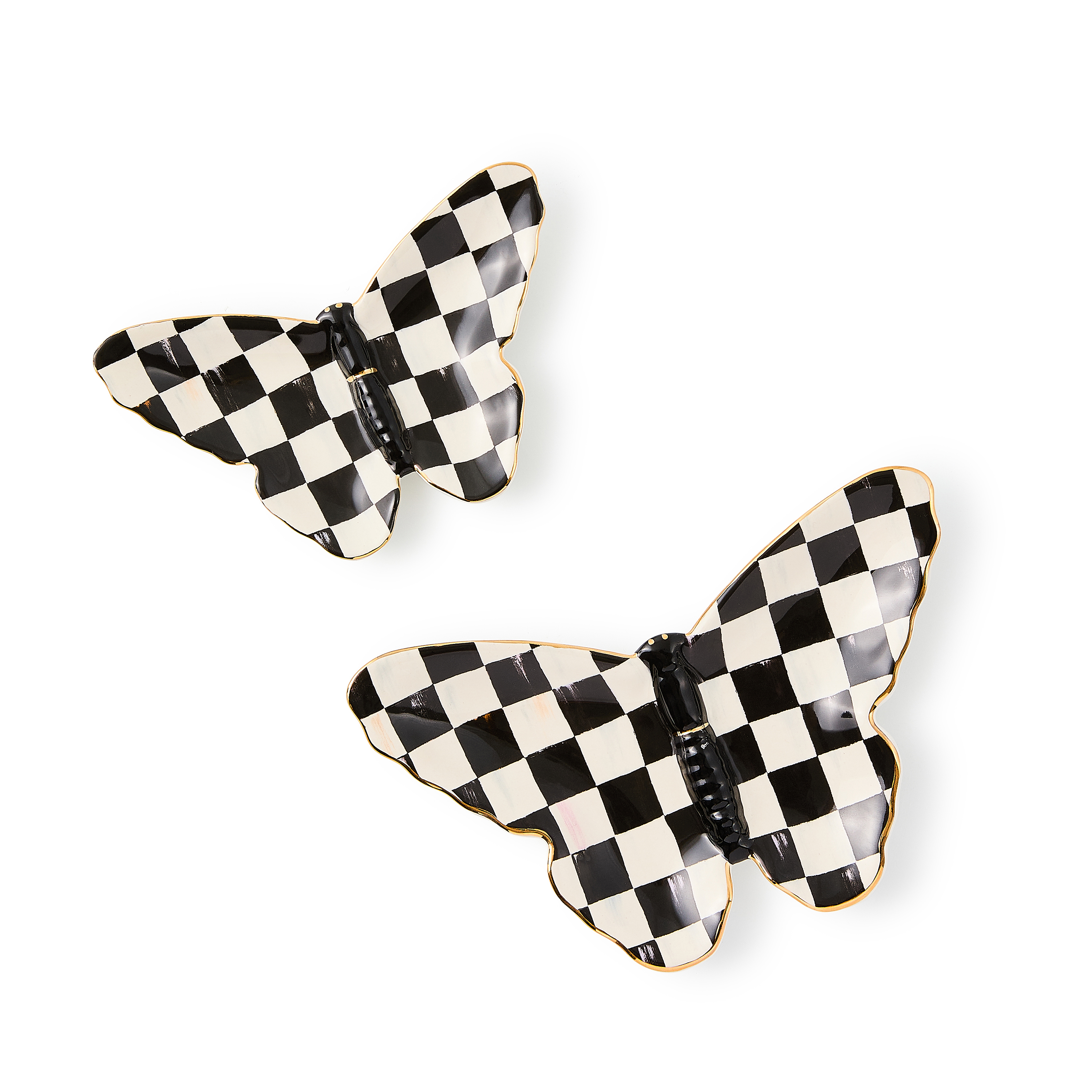 MacKenzie-Childs | Courtly Butterfly Trinket Dishes, Set of 2