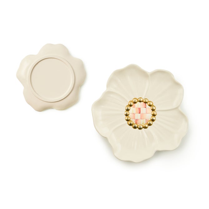 Rosy Flower Trinket Dishes, Set of 2 image number 2