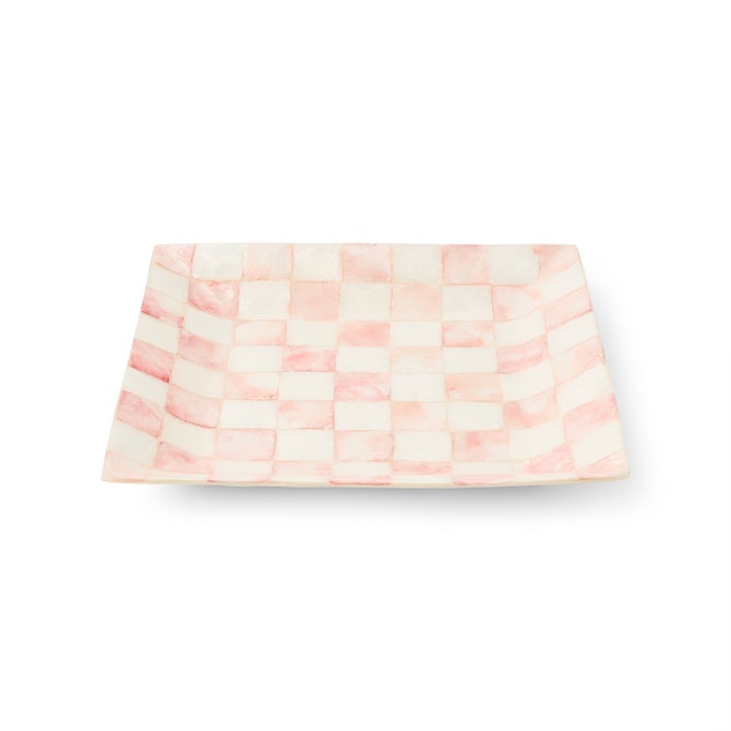 Rosy Check Capiz Catchall Tray image number 0