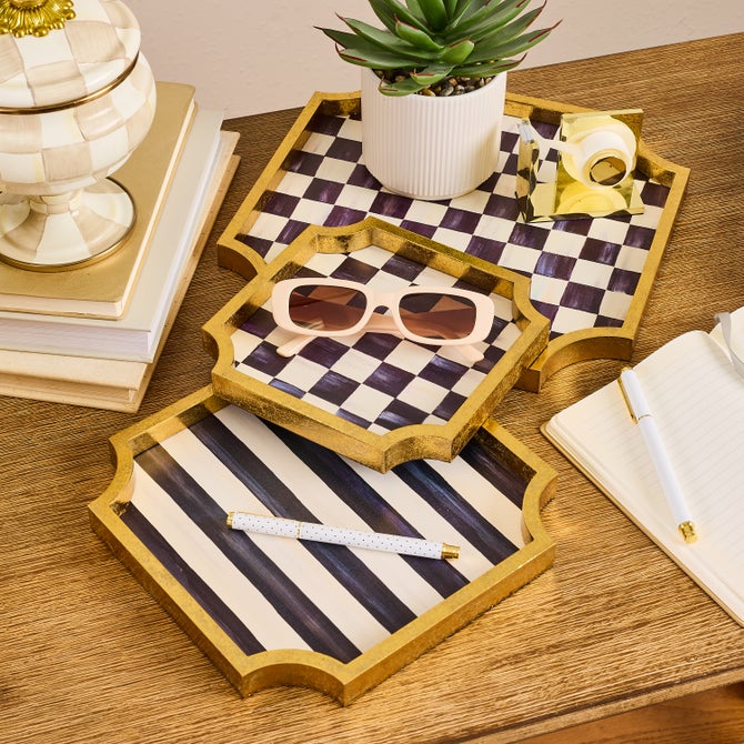 Courtly Stackable Trinket Trays, Set of 3 image number 1