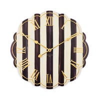 Courtly Stripe Wall Clock