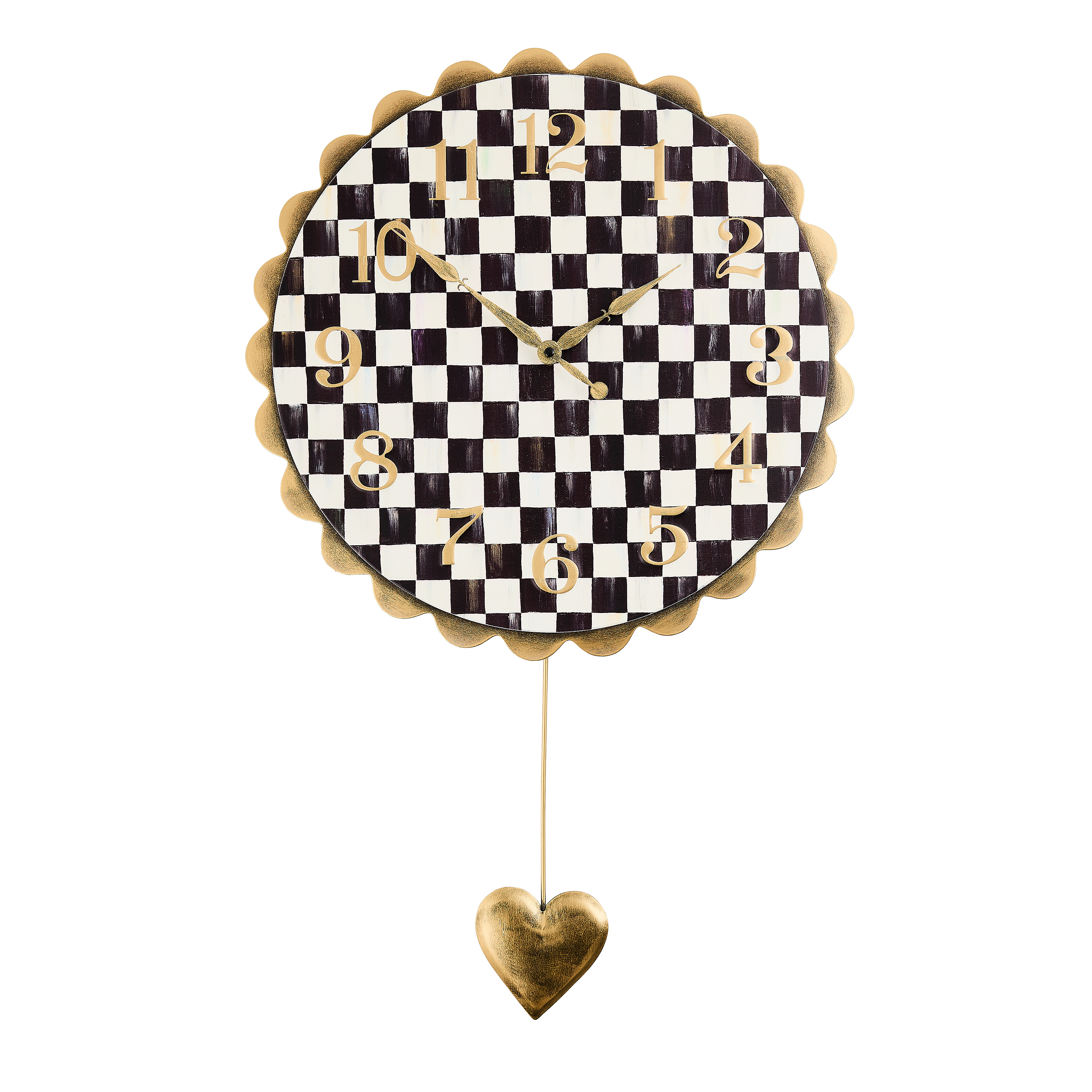 MacKenzie-Childs Courtly Check Wall Clock