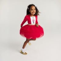Posh Peanut Nutcrackers Velour Dress