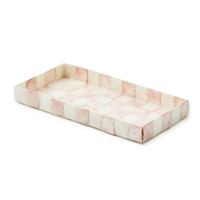 Rosy Check Capiz Bath Collection image number 1