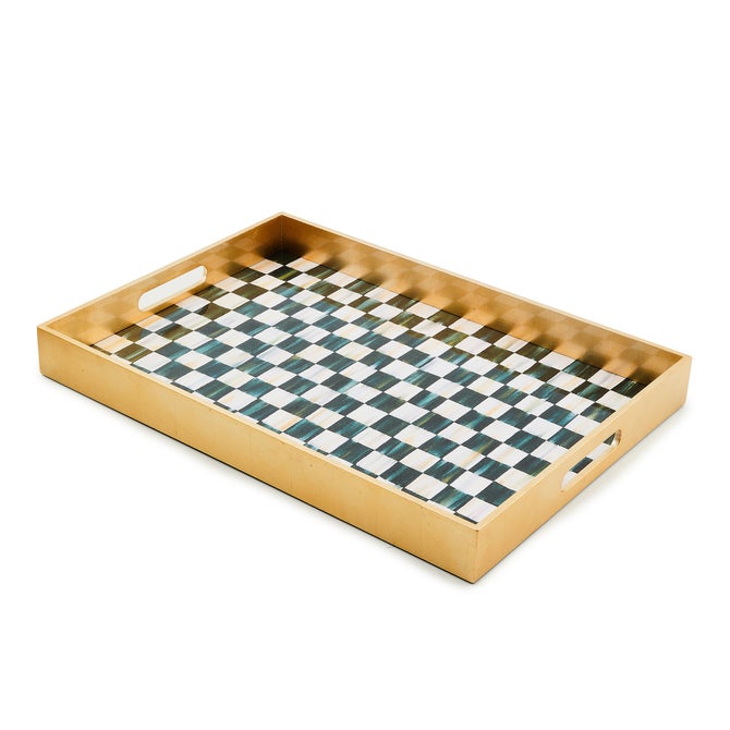 Courtly Check Lacquer Tray image number 0