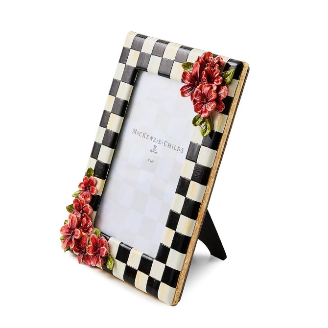 Courtly Check Floral 4" x 6" Frame image number 1