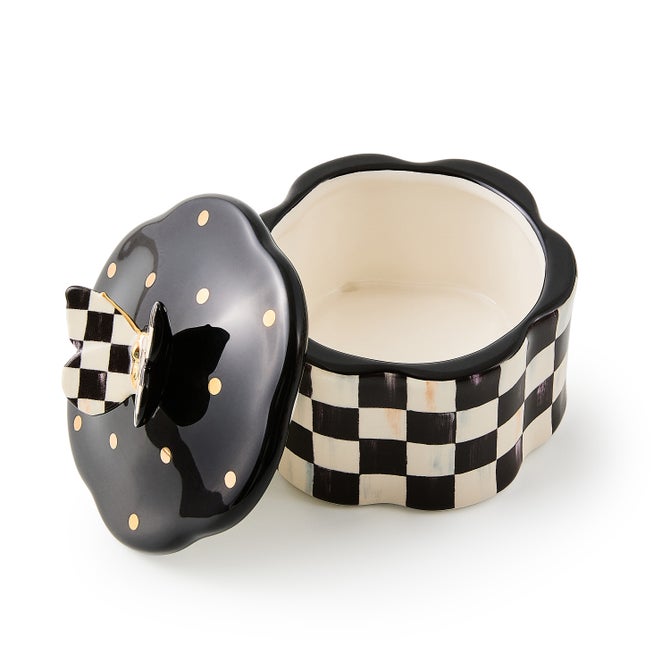 Courtly Check Butterfly Trinket Box image number 2
